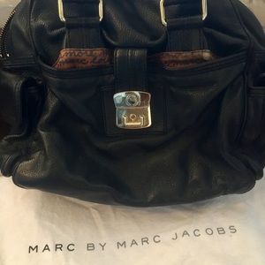 Marc by Marc Jacobs black leather shoulder purse